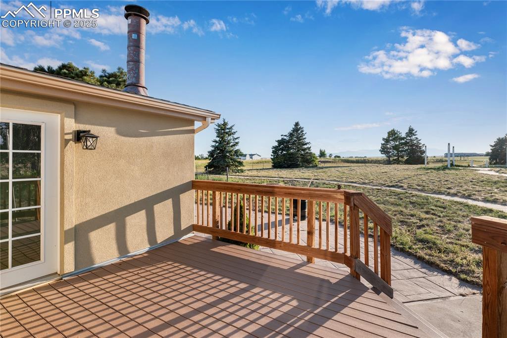 Image 6 of 46: View of wooden deck