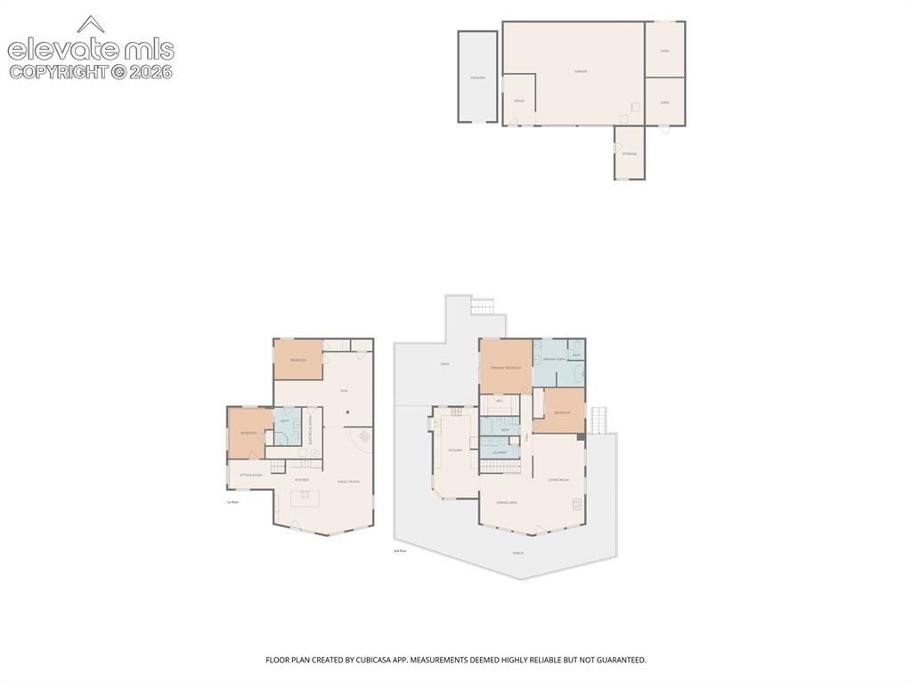 Image 17 of 46: Floor Plan including detached garage