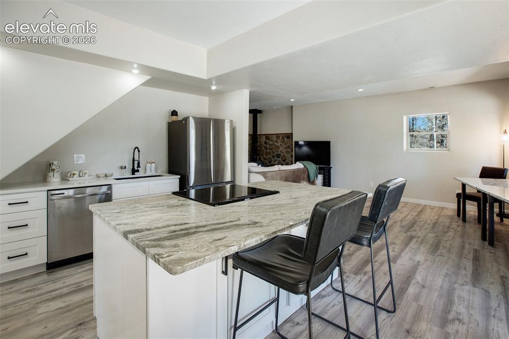 Image 39 of 46: Lower level kitchen