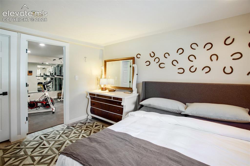 Image 42 of 46: Lower level bedroom