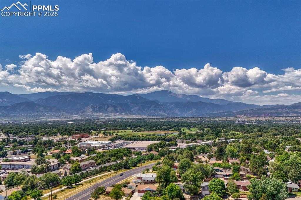 Image 36 of 38: Drone / aerial view of mountains