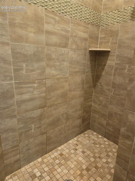 Image 24 of 33: walk in shower surround