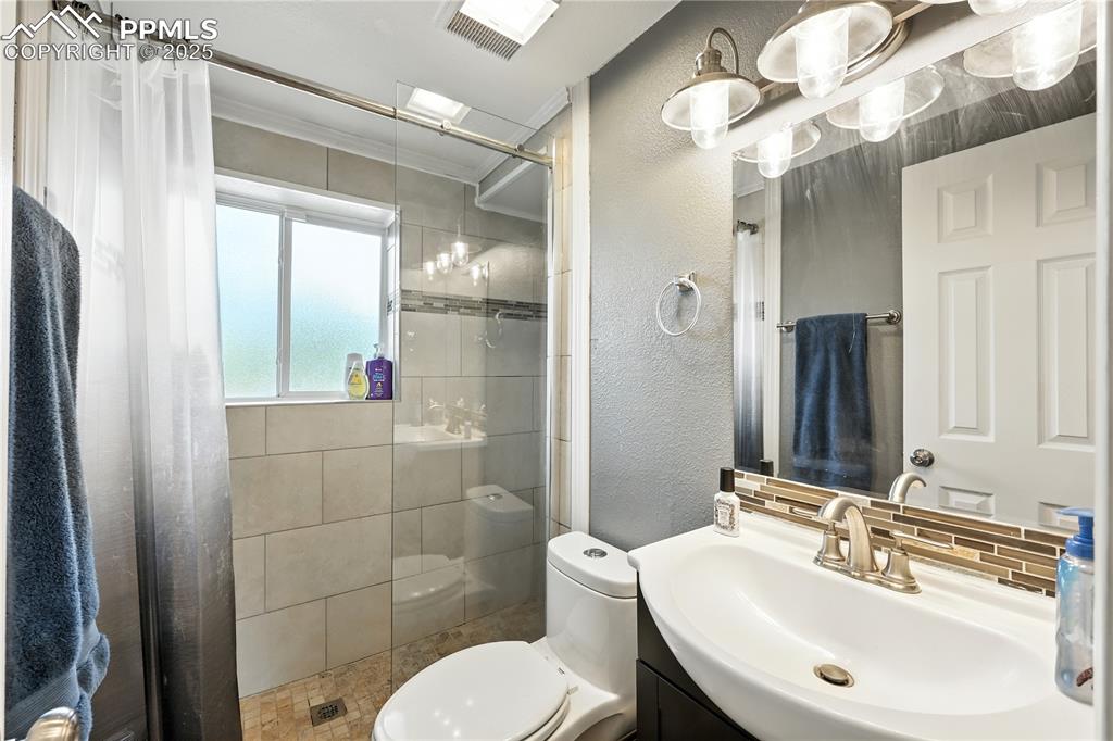 Image 25 of 40: Bathroom in the basement