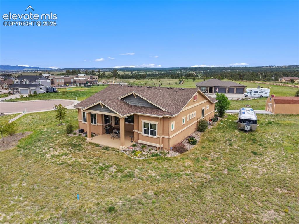 Image 41 of 49: Aerial view of property