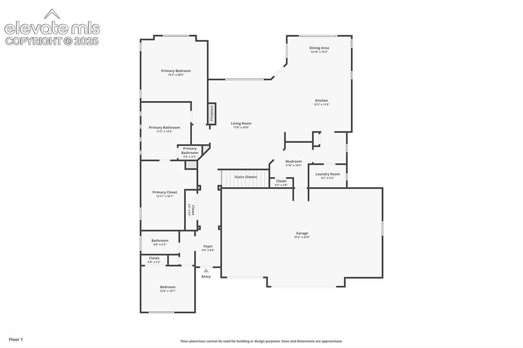 Image 48 of 49: Main Level Floor Plan