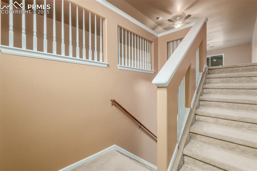 Image 21 of 29: Open stairwell to loft area