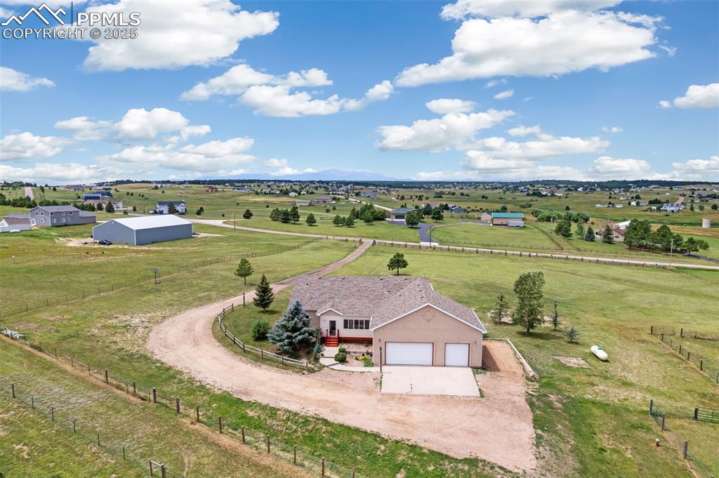 Image 37 of 44: Overview of rural landscape with a pastoral area