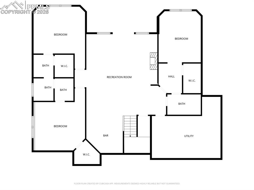 Image 40 of 40: Lower level floorplan