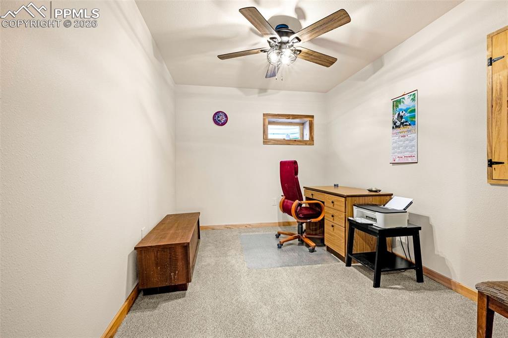 Image 22 of 49: Non-conforming bedroom with closet in basement