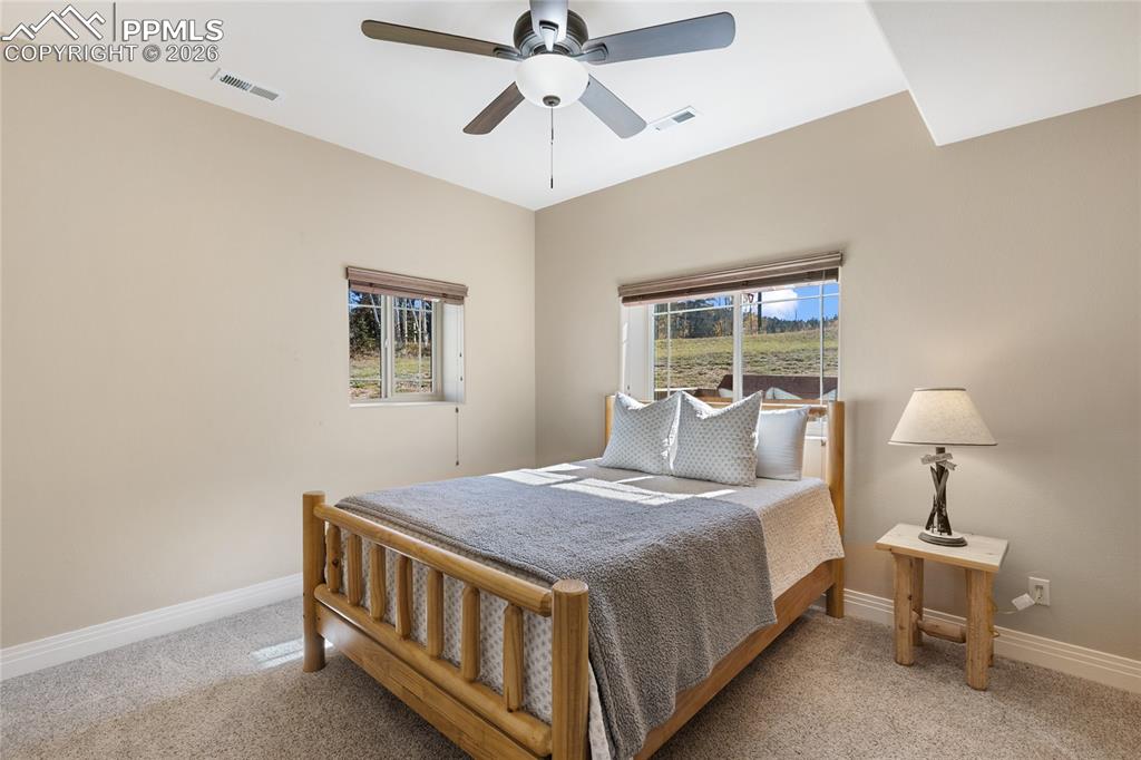 Image 29 of 33: Second of Two bedrooms on the lower level