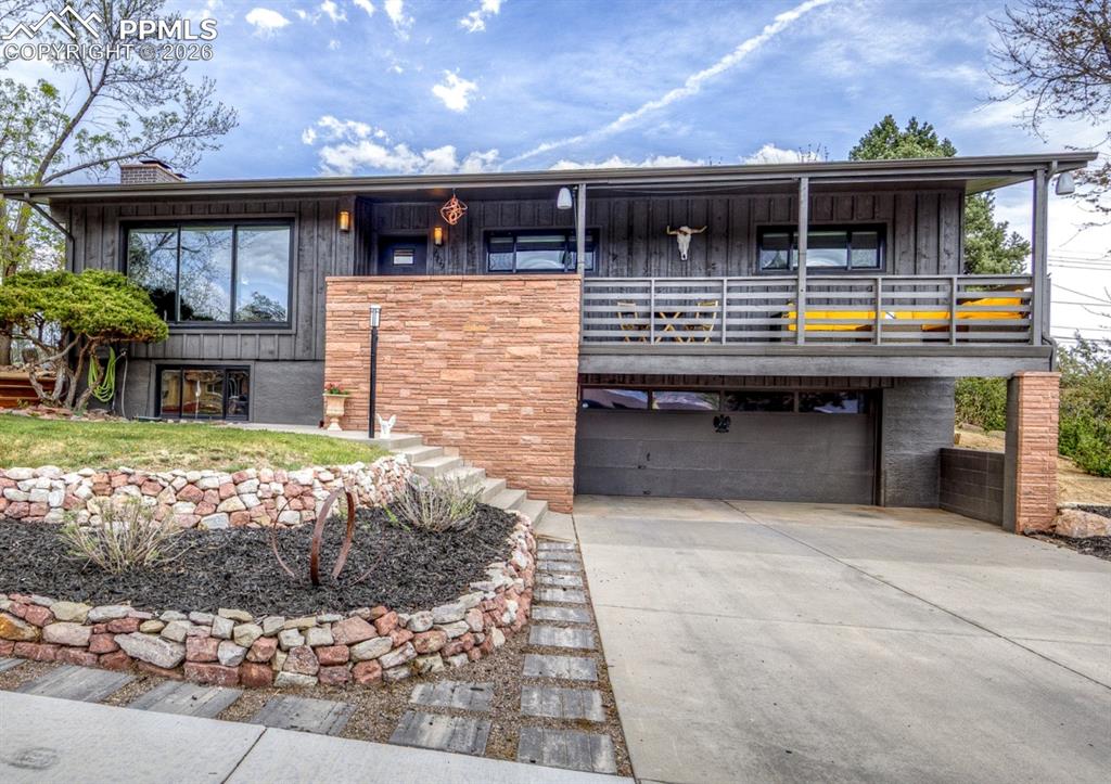 Caption: Front of Structure