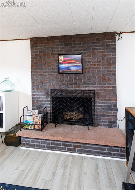 Image 32 of 50: Wood burning in basement