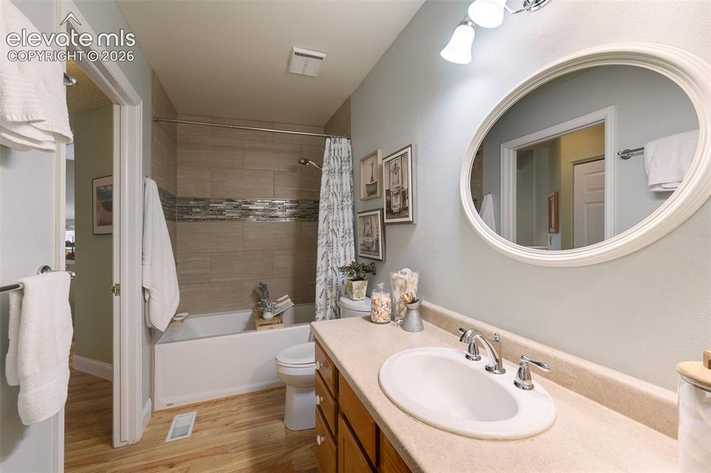 Image 9 of 27: The Primary Bathroom has a private access from the Primary Bedroom