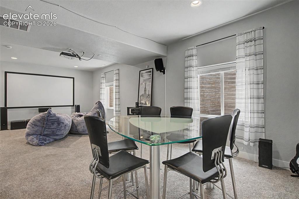 Image 34 of 40: More space for hobbies, games, music, fitness, gathering, or just relaxing.