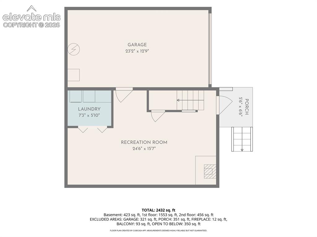 Image 31 of 32: Basement and Garage Floor Plan