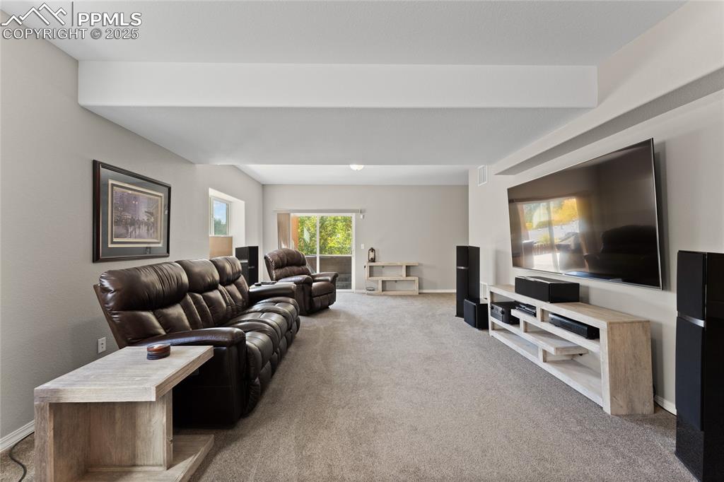 Image 27 of 41: Family Room Wired for Surround Sound