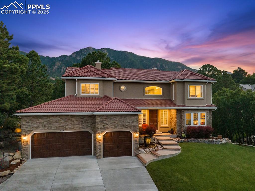 Caption: Front of Structure