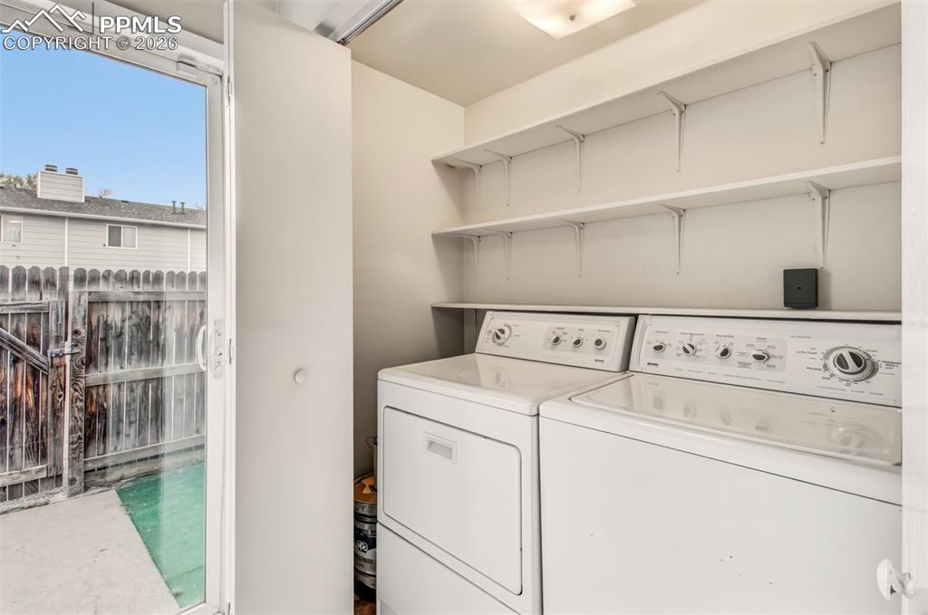 Image 11 of 20: Washer and dryer are included