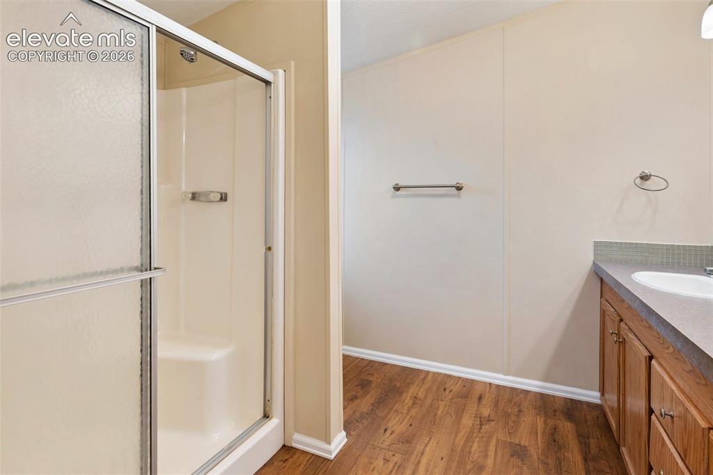 Image 33 of 48: Primary Bath with ez step in shower