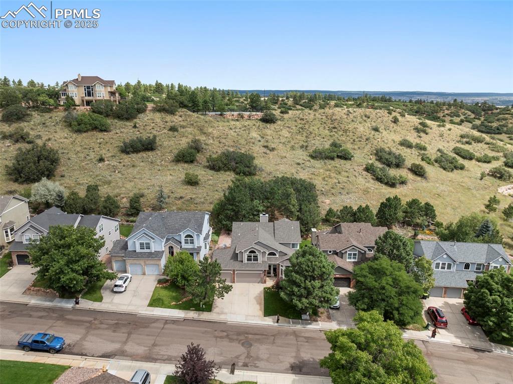 Image 43 of 50: Aerial view of residential area