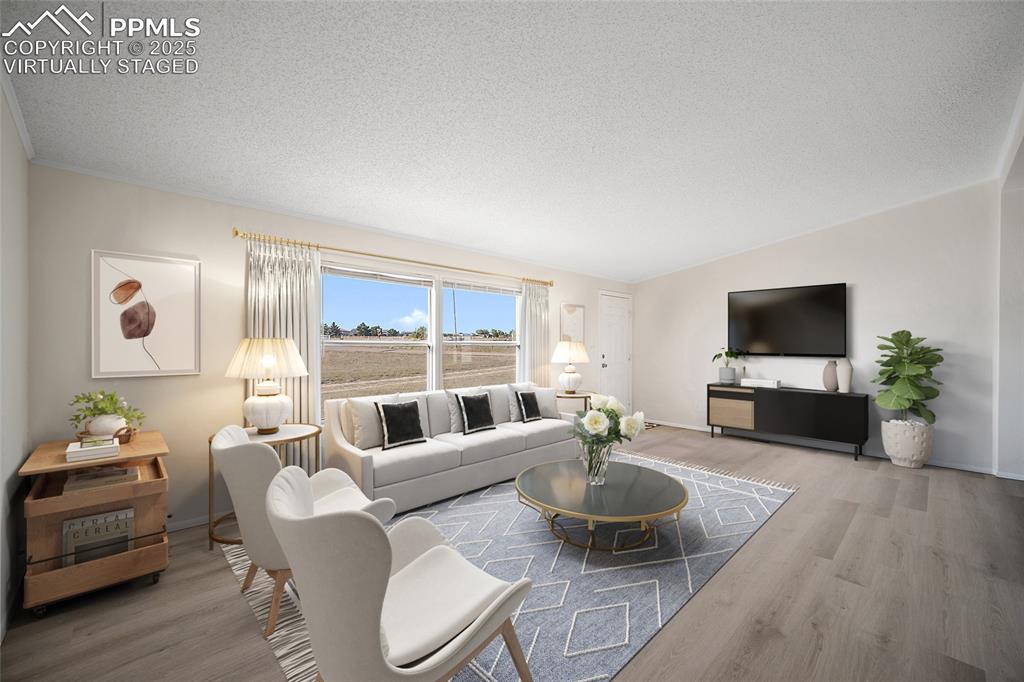 Image 4 of 34: Virtually Staged Living Room