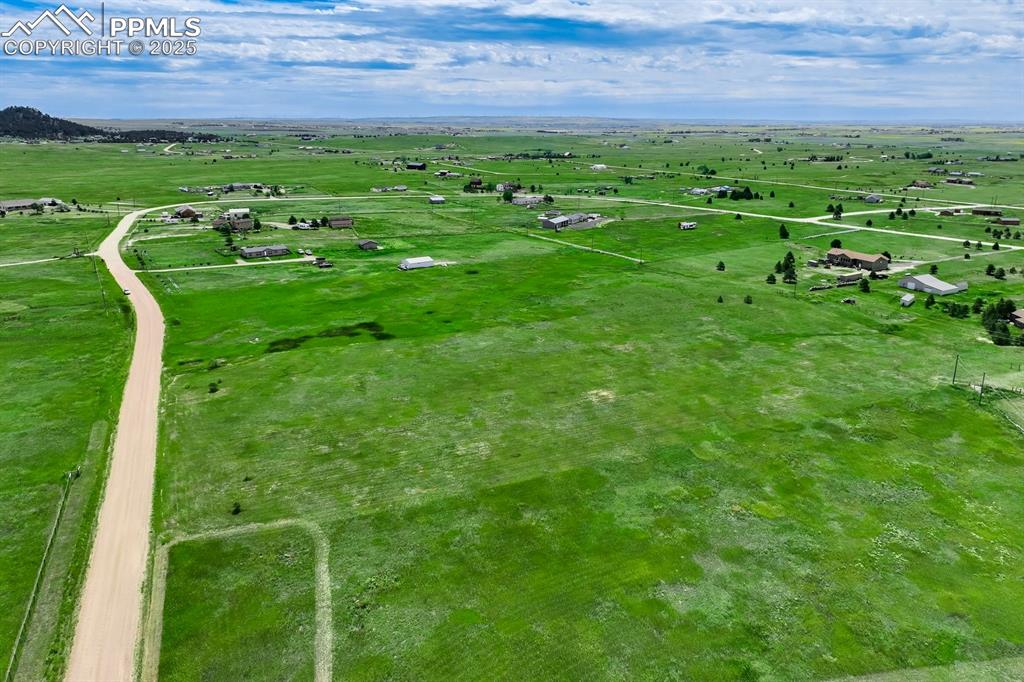 Image 10 of 20: Aerial view of sparsely populated area