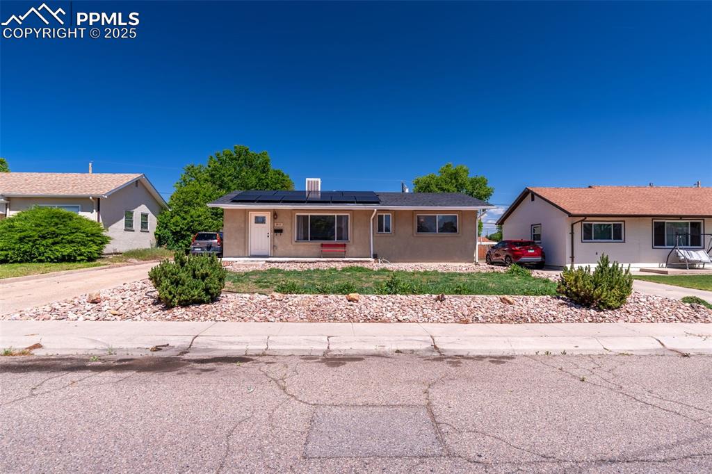 Caption: Front of Structure