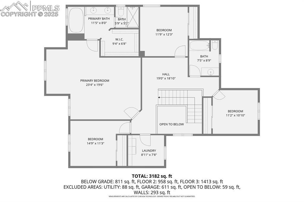 Image 48 of 49: UPPER Level dimensions