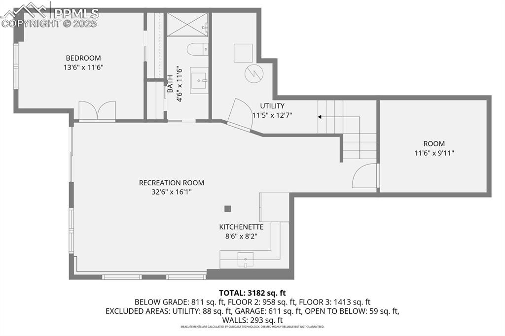 Image 49 of 49: BASEMENT Level dimensions