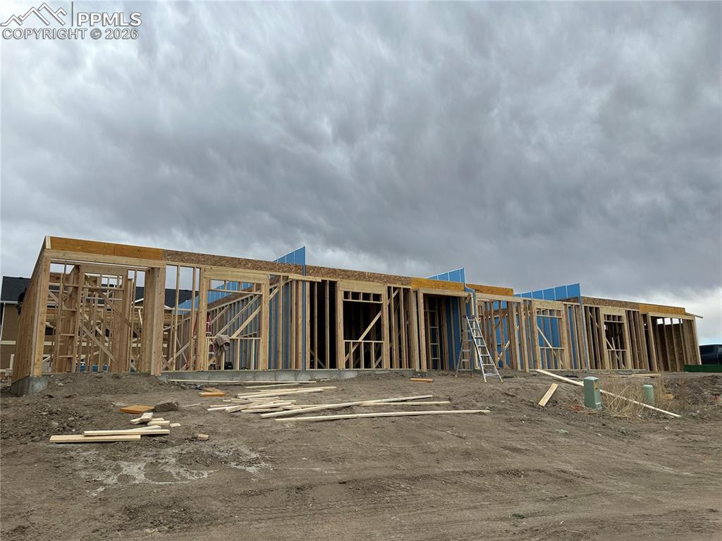 Caption: Front of Structure