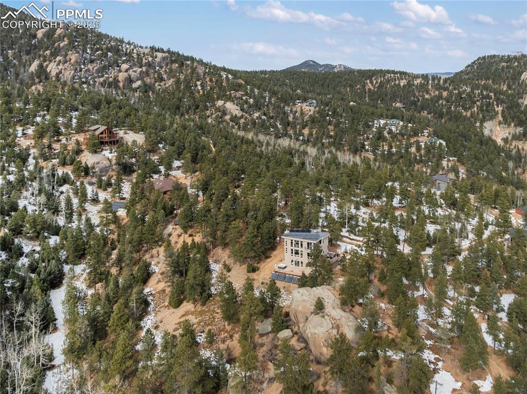 Image 37 of 43: Way up on the mountain, but only 20 minutes from anywhere!