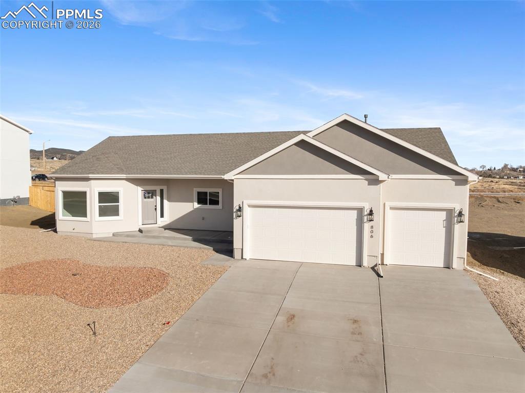 Caption: Front of Structure