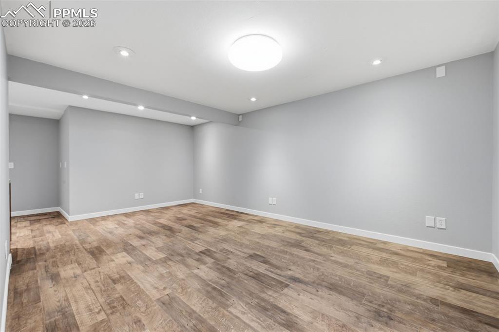 Image 19 of 44: Finished basement 