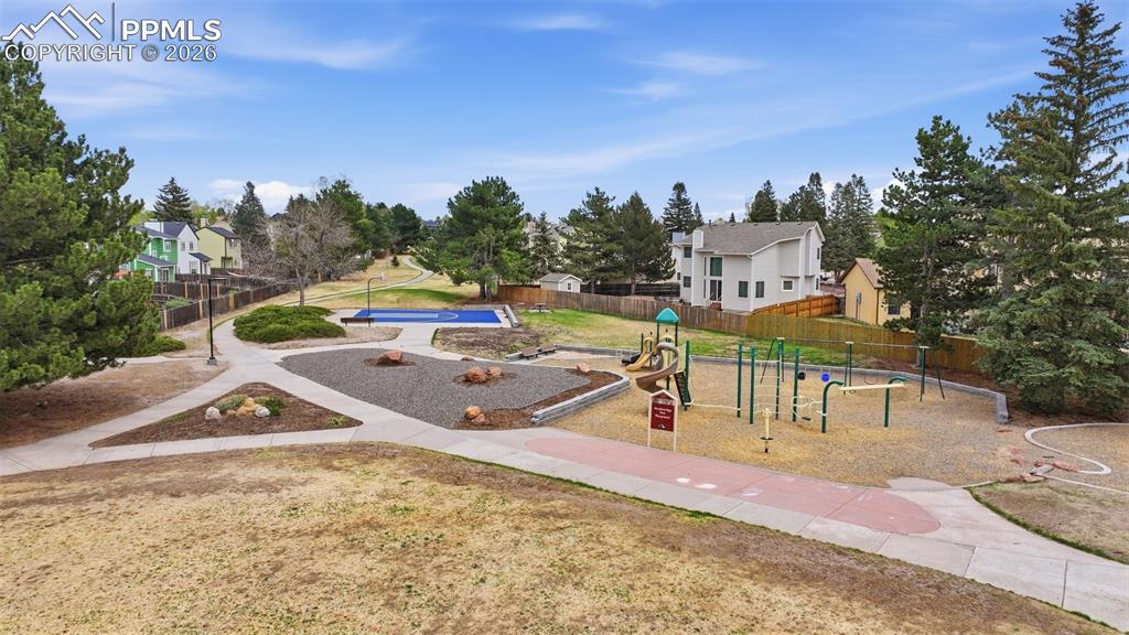 Image 28 of 44: Meadowridge Park is just a few minutes walk from the house. The park featur