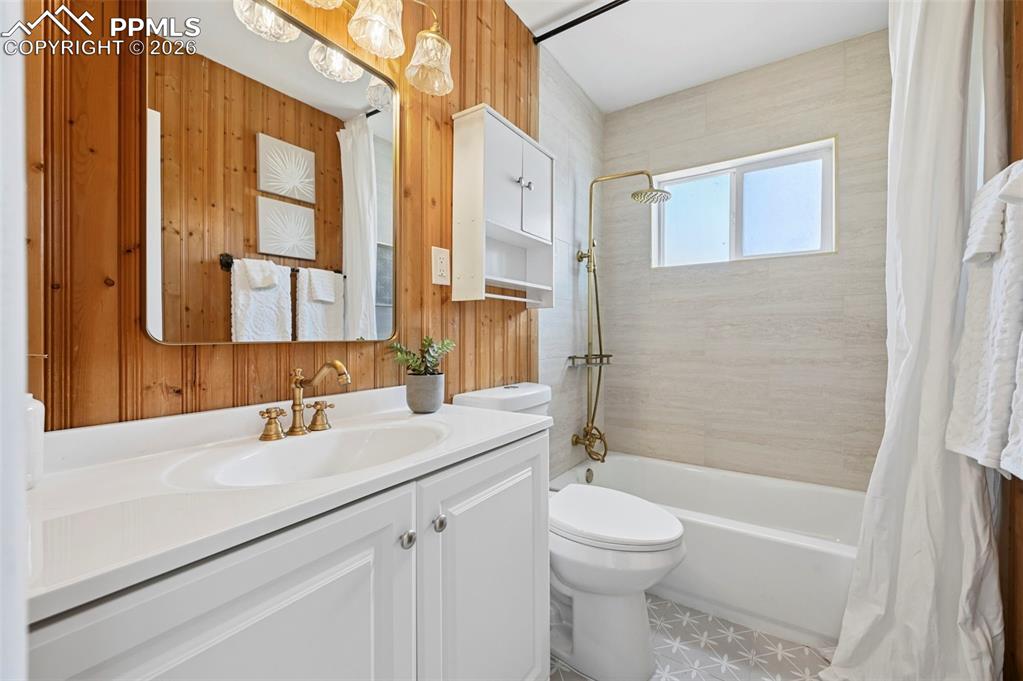 Image 17 of 21: Newly tiled shower.  