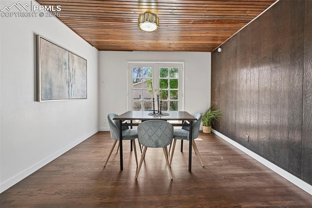 Image 6 of 21: Dining room with a walk out. 