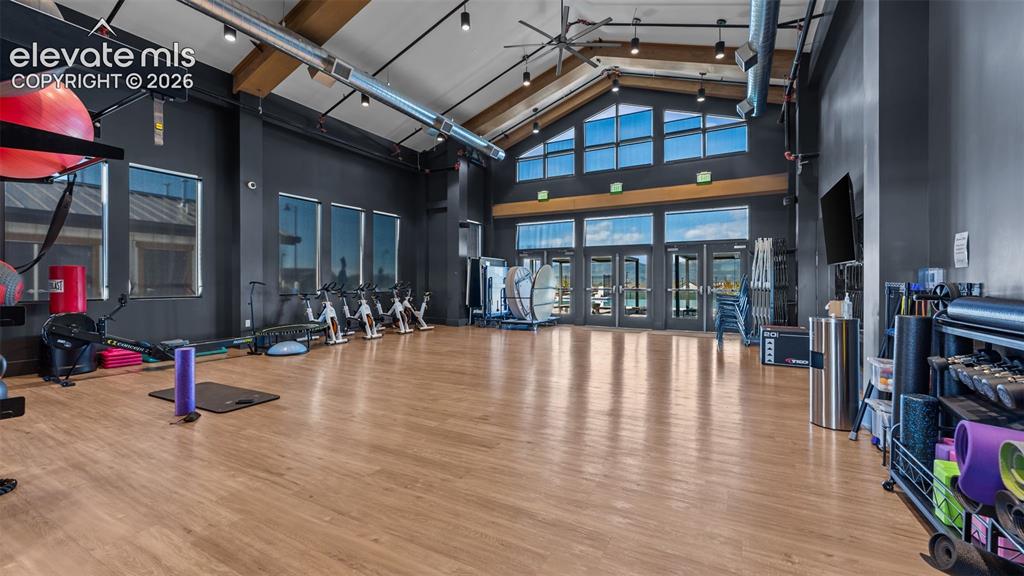 Image 23 of 46: Community gym in the clubhouse.