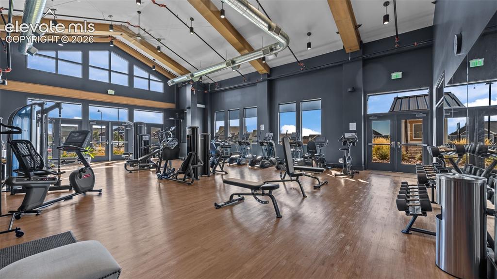Image 24 of 46: Community gym in the clubhouse.