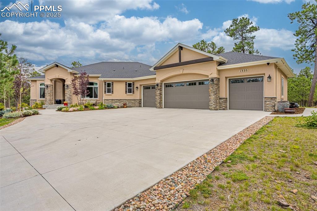 Caption: Front of Structure