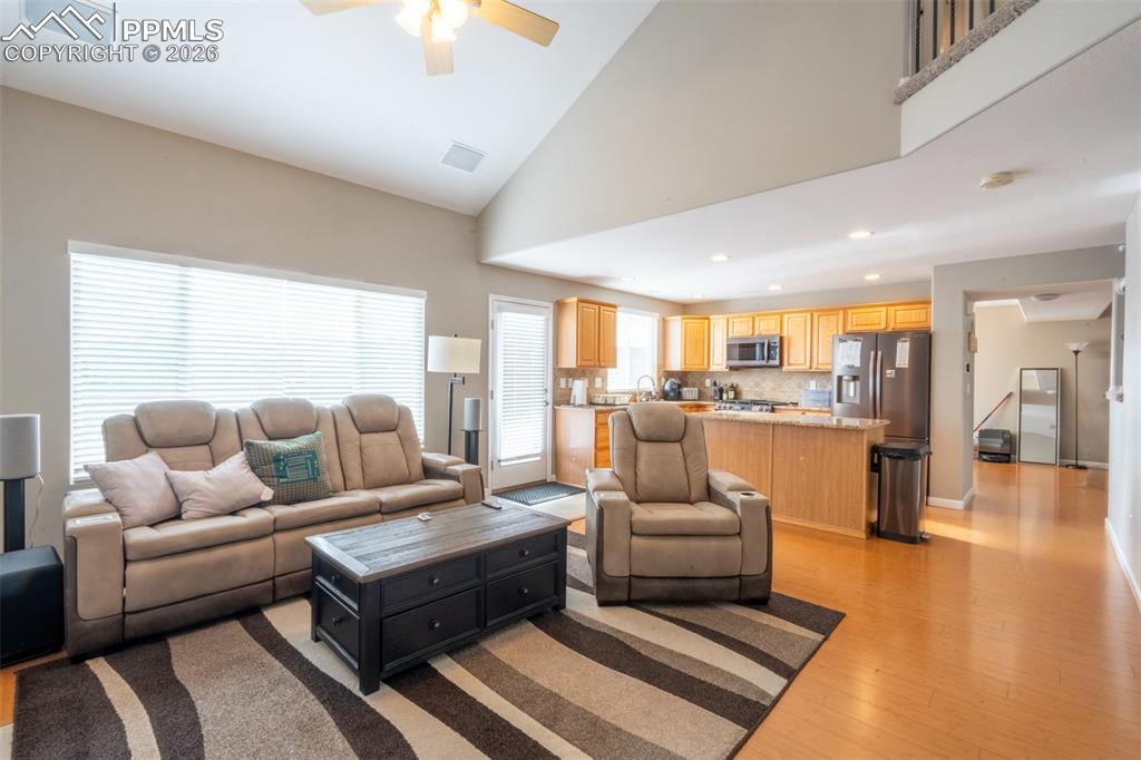 Image 13 of 45: Living room/kitchen - main floor