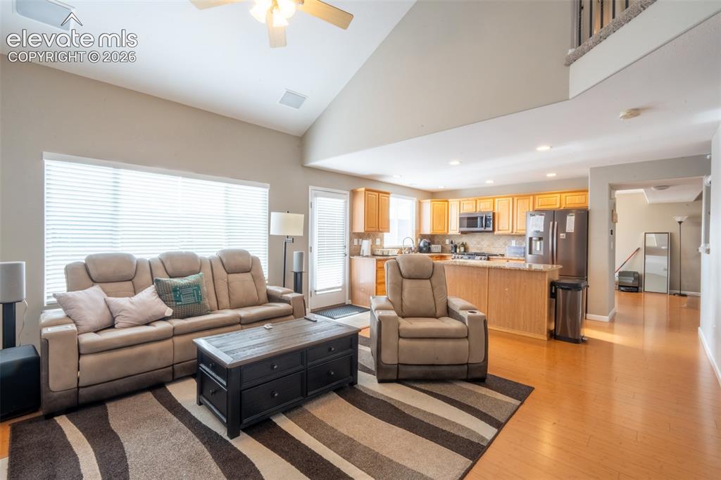 Image 14 of 46: Living room/kitchen - main floor