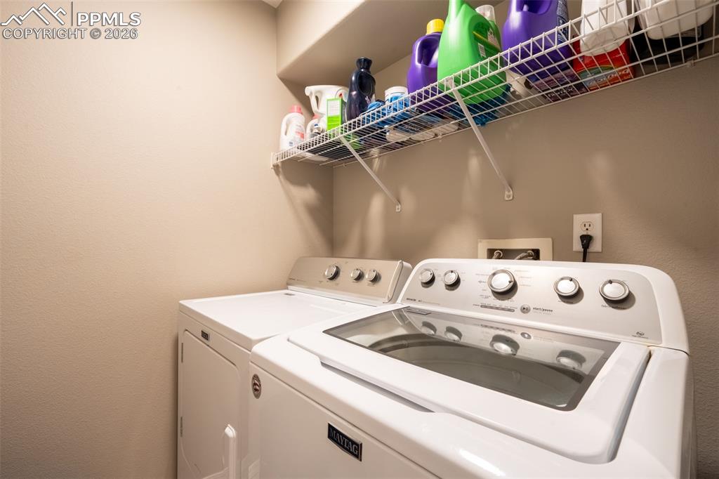 Image 17 of 45: Laundry/mud room off garage door - main floor
