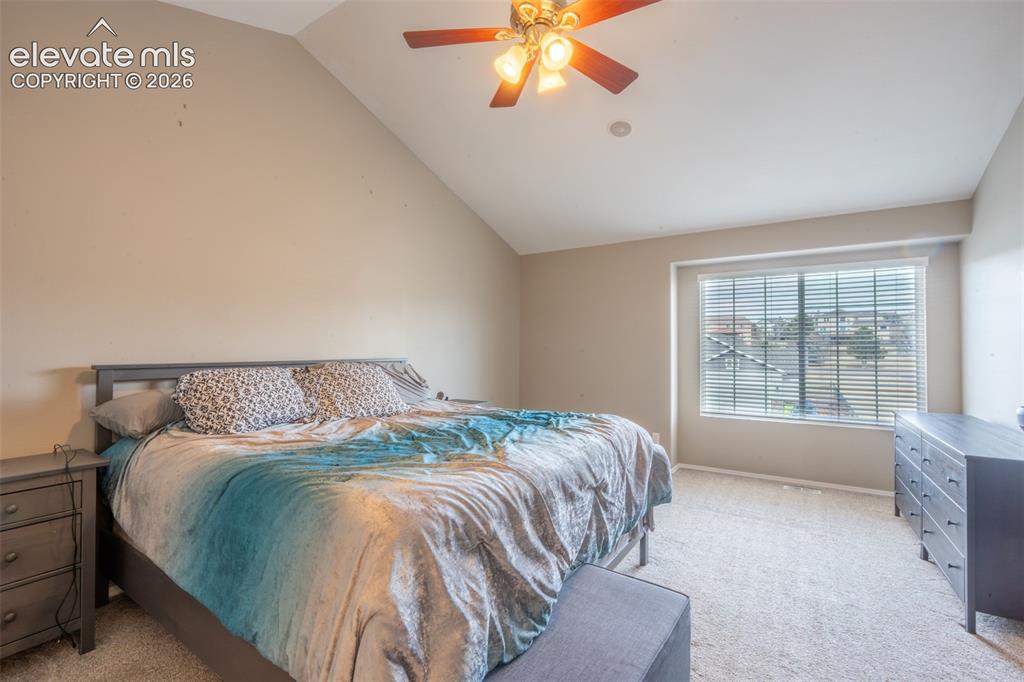 Image 20 of 46: Primary bedroom (1) with walk in closet and ensuite 5 piece bath - upper fl