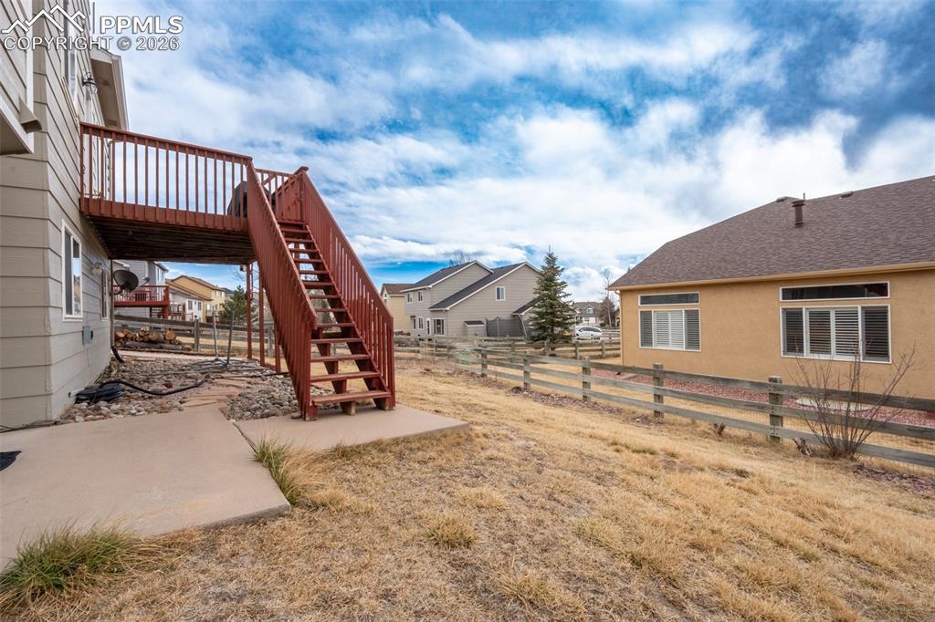 Image 40 of 45: Back yard/deck