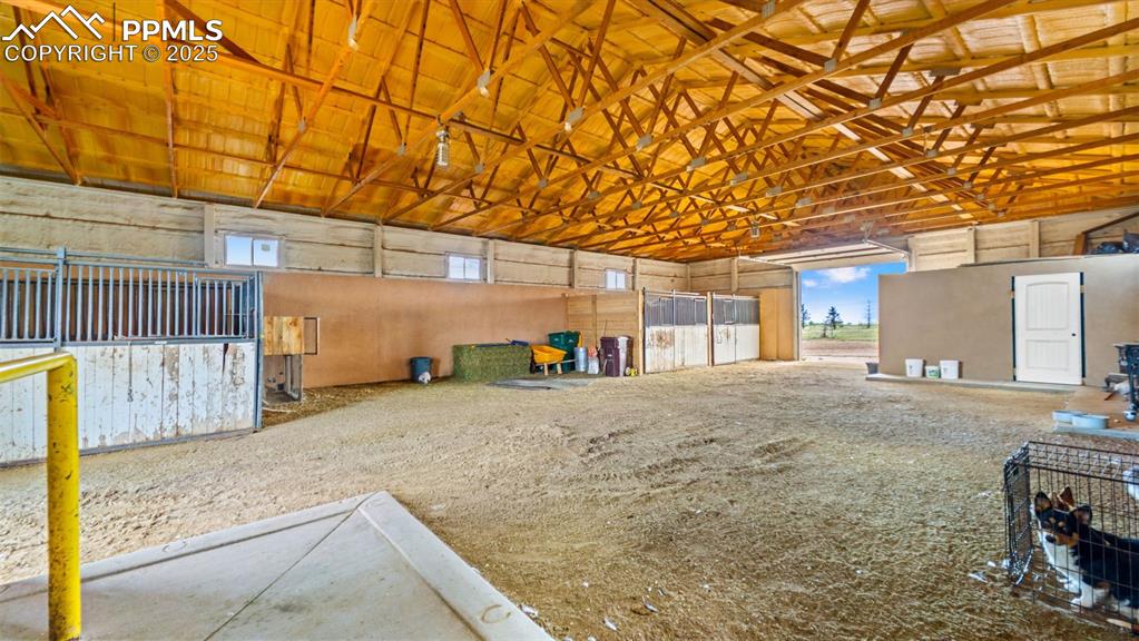 Image 30 of 50: View of horse barn