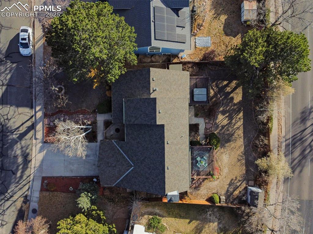 Image 34 of 41: Aerial view of property.