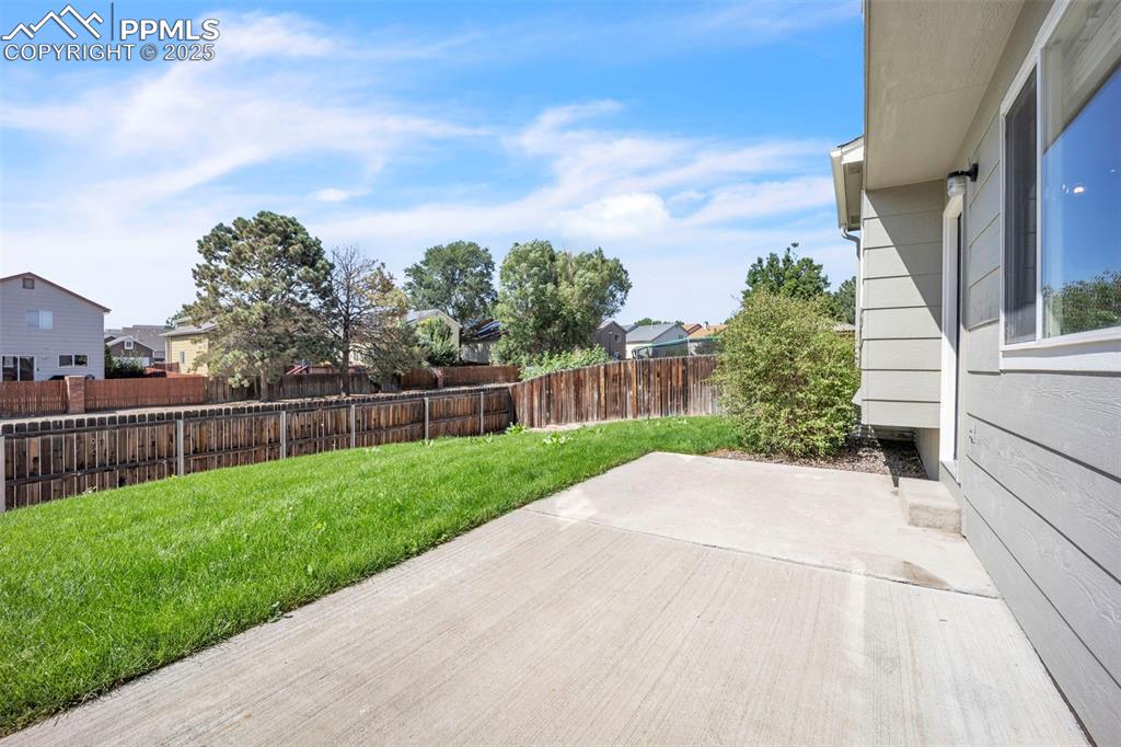 Image 37 of 43: Deck featuring a patio and a fenced backyard
