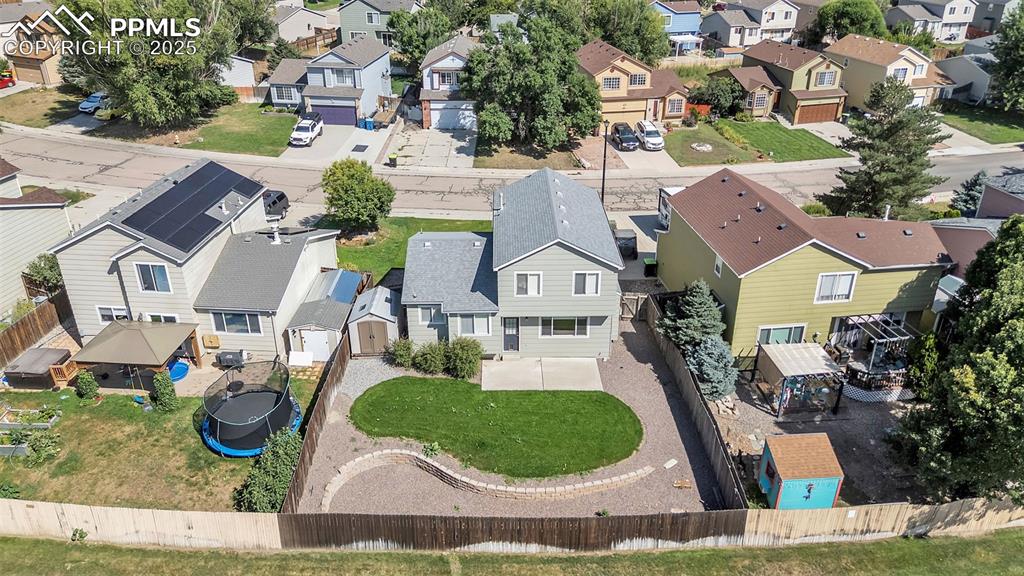 Image 43 of 43: Aerial perspective of suburban area
