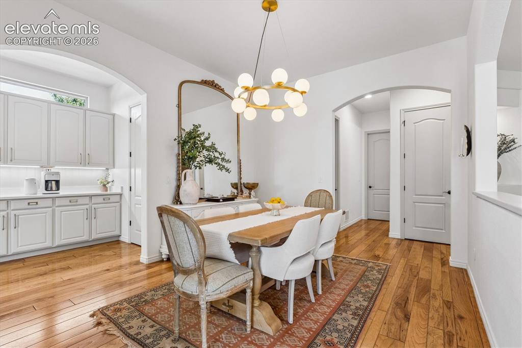 Image 17 of 50: Dining area located next to the butlers pantry