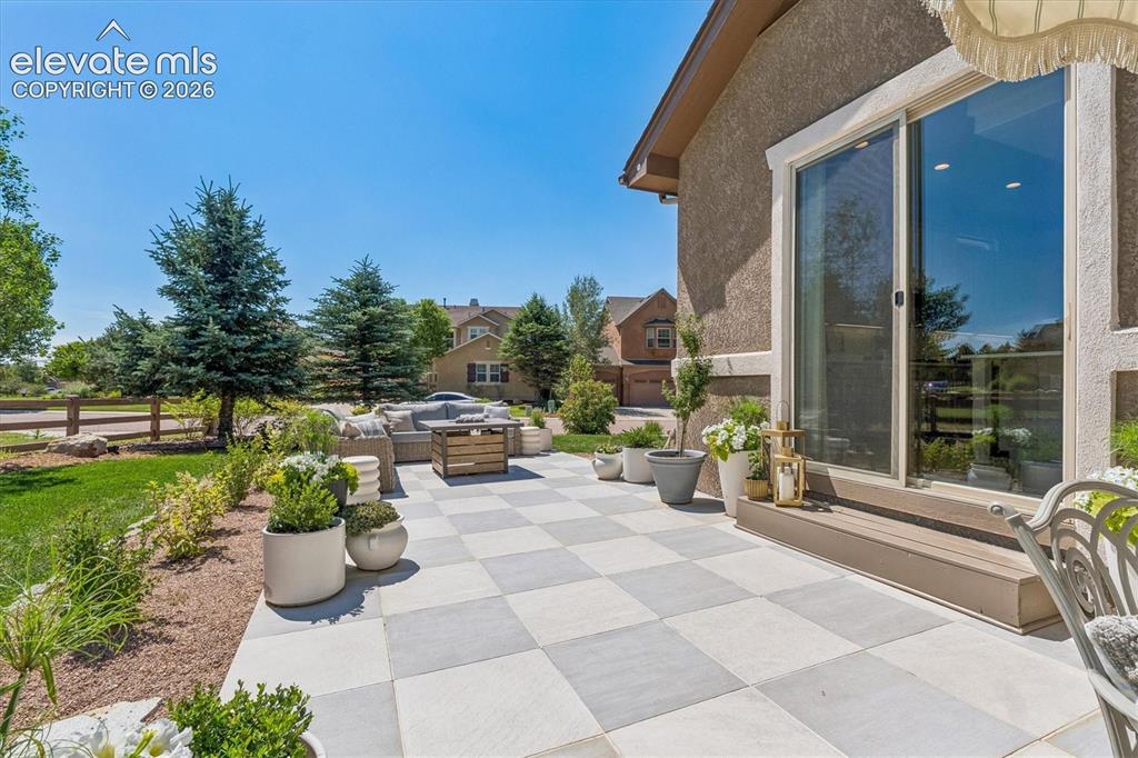 Image 40 of 50: Exterior patio great for relaxing